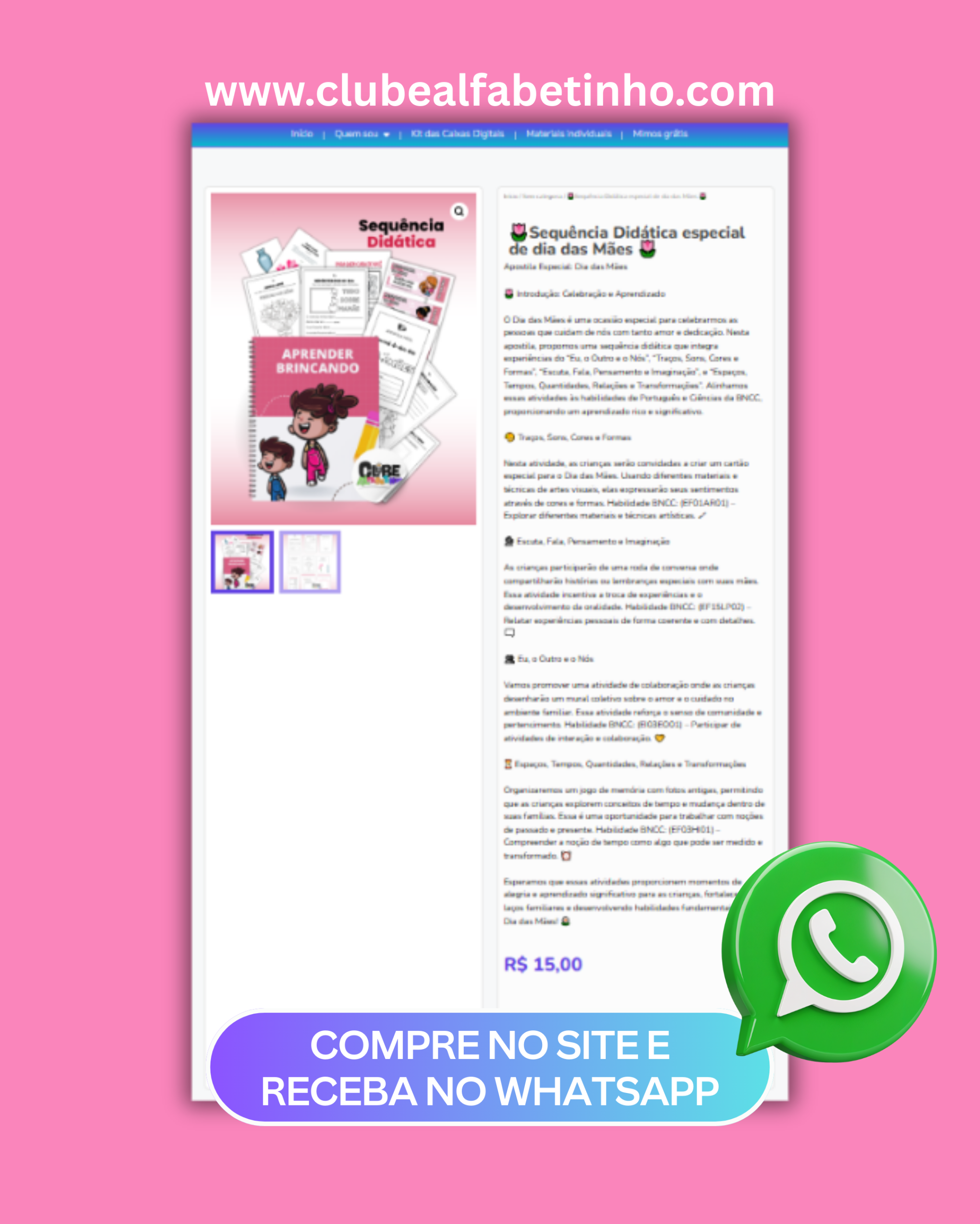 🌷Sequência Didática especial de dia das Mães 🌷 - Imagem 3