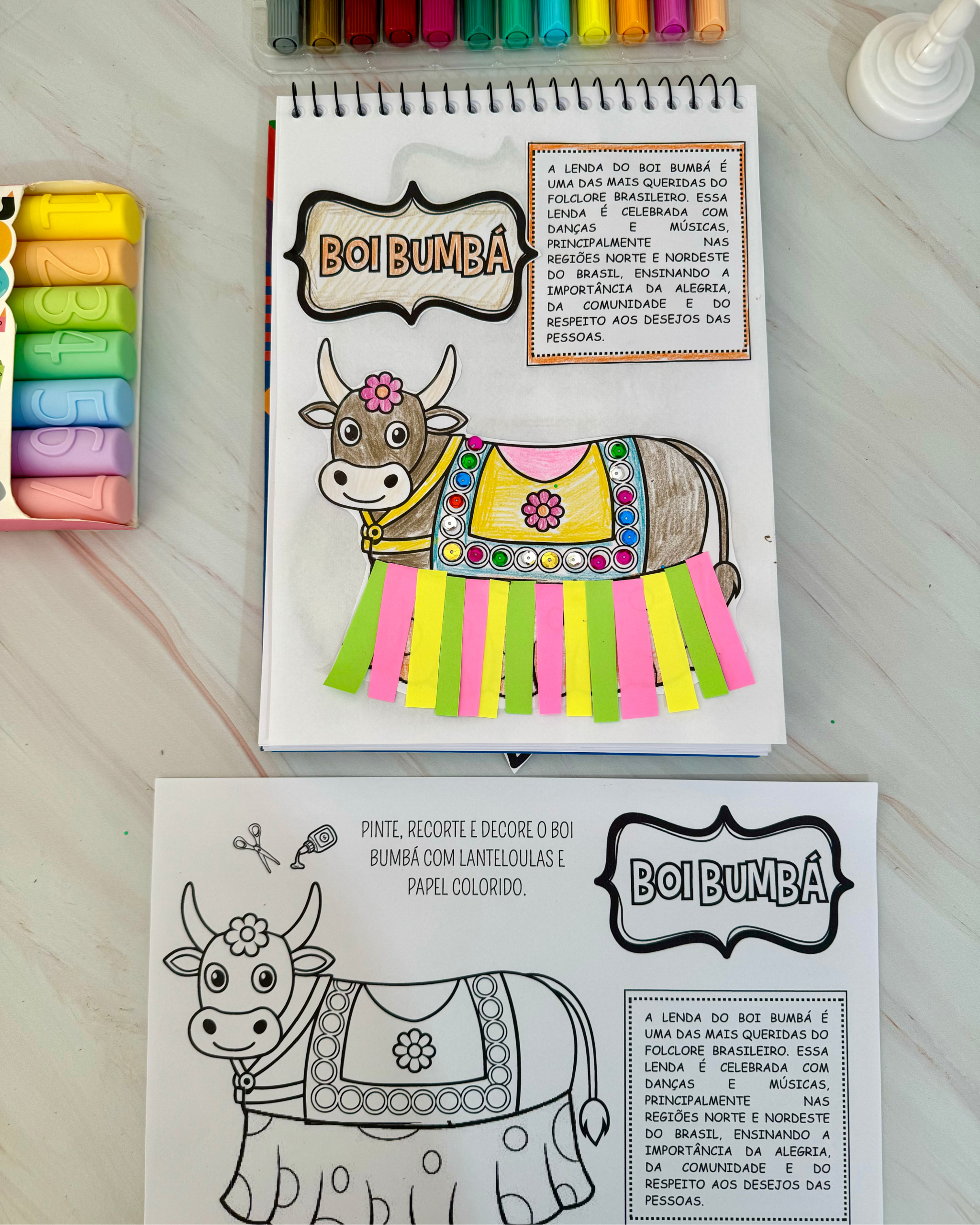Atividades de Artes - Tema Folclore Brasileiro - Imagem 7