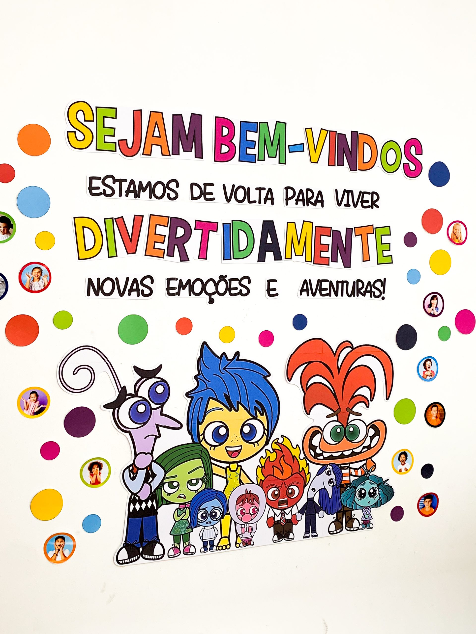 Painel Volta às Aulas - Tema Divertidamente - Imagem 4