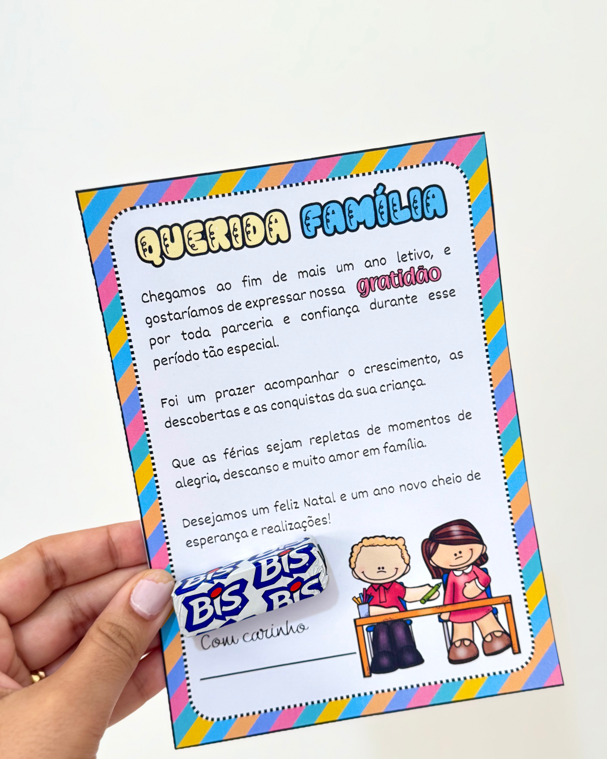 Cartão Editável "Querida Família" - Imagem 6