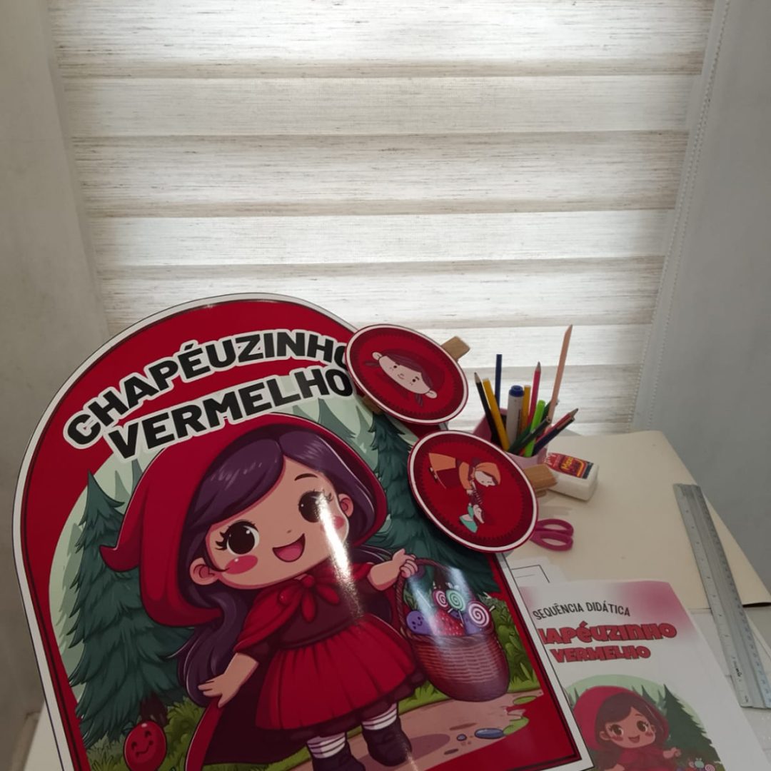 Luva Contação de História - Chapeuzinho Vermelho