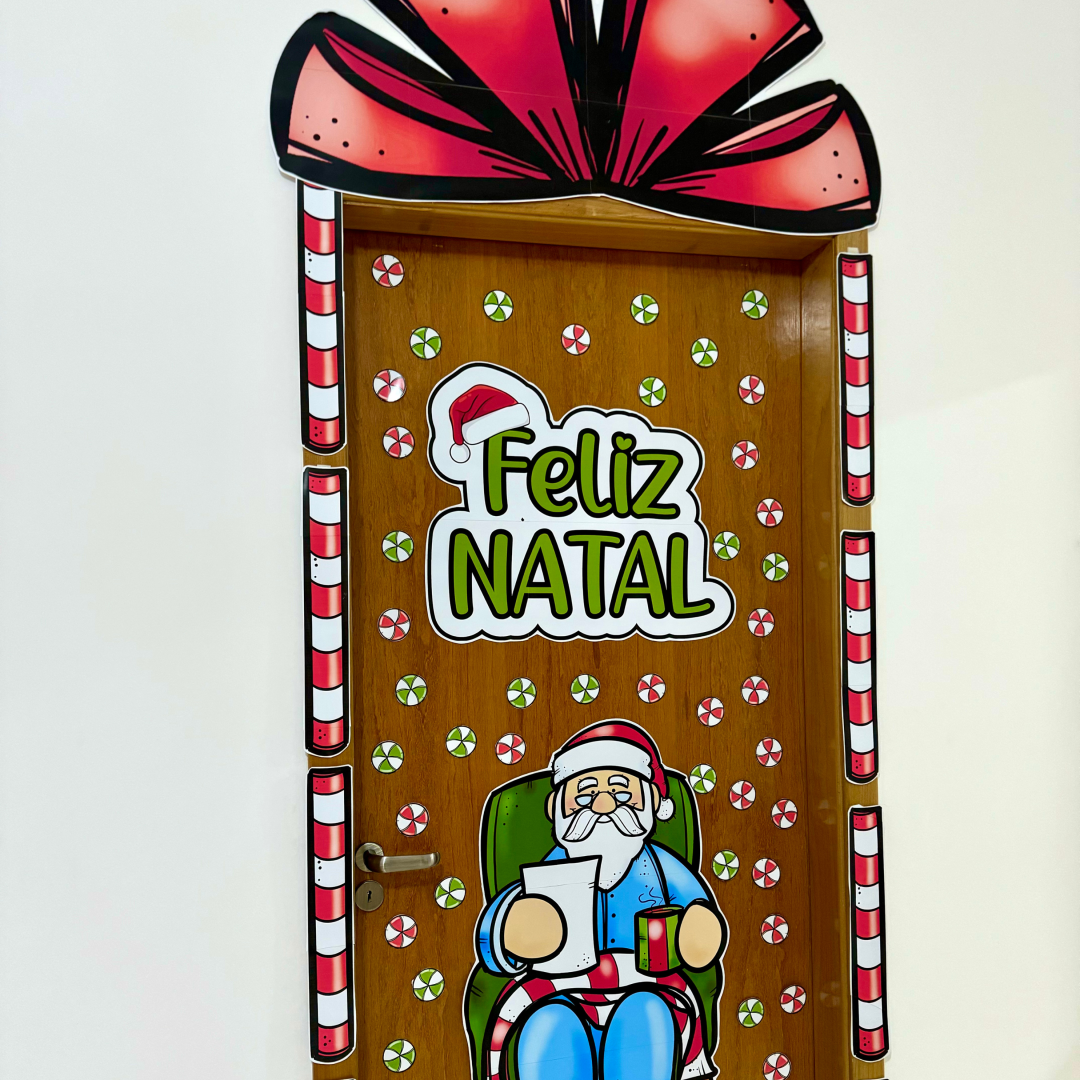 Decoração de Porta - Tema Natal