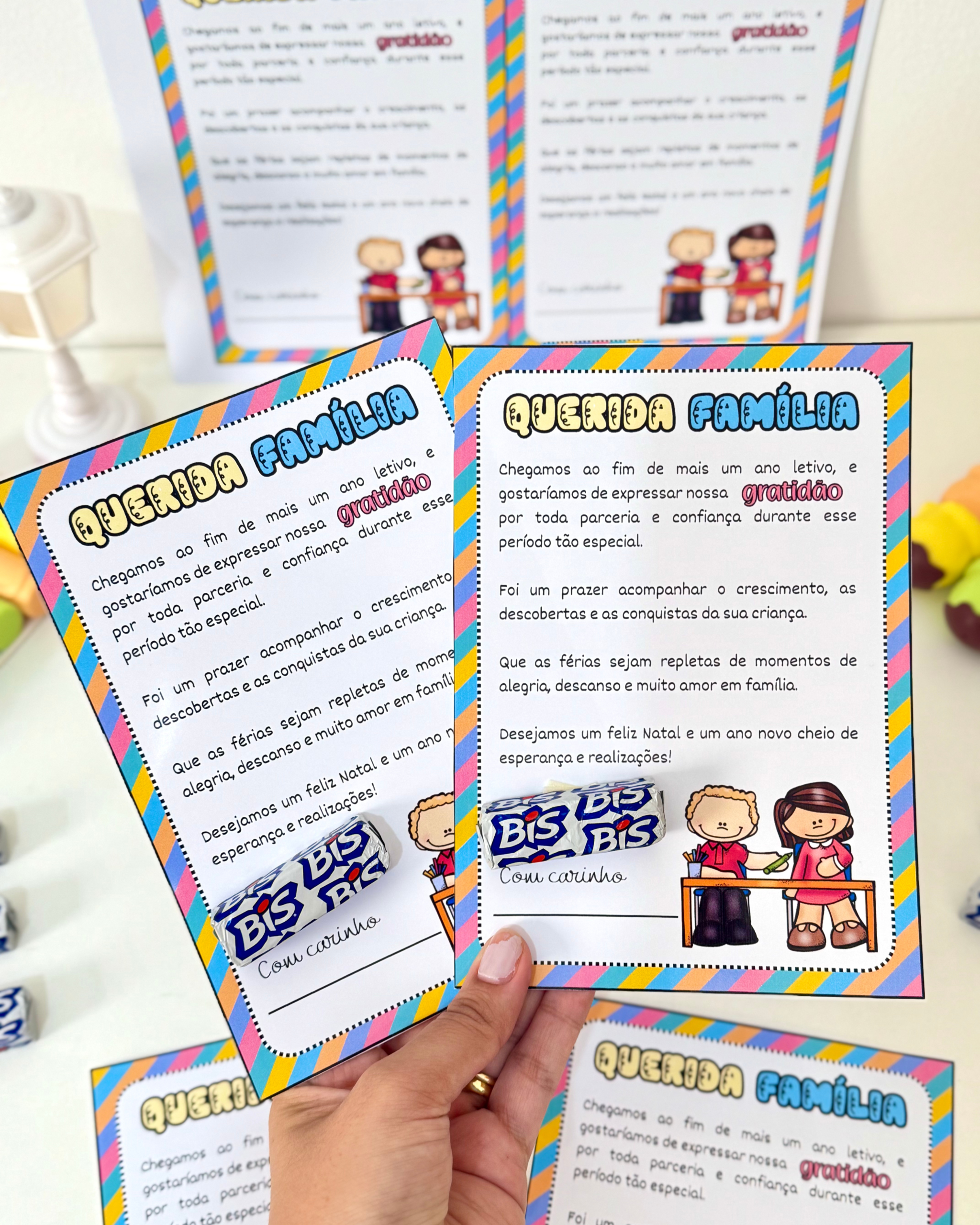 Cartão Editável "Querida Família" - Imagem 5
