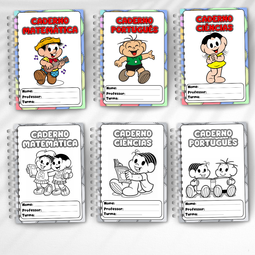 Capas de Caderno - Turma da Mônica
