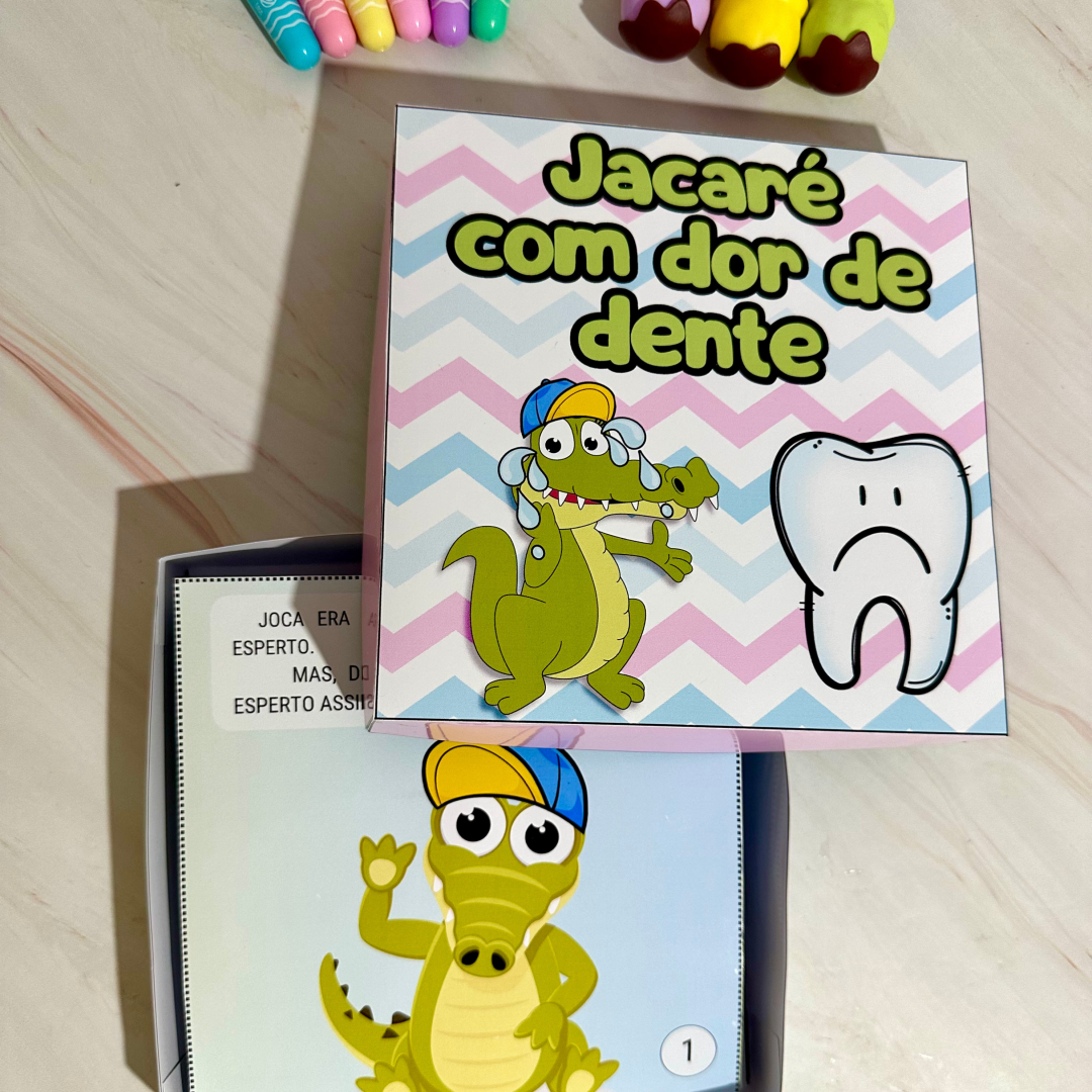 História - Jacaré com Dor de dente