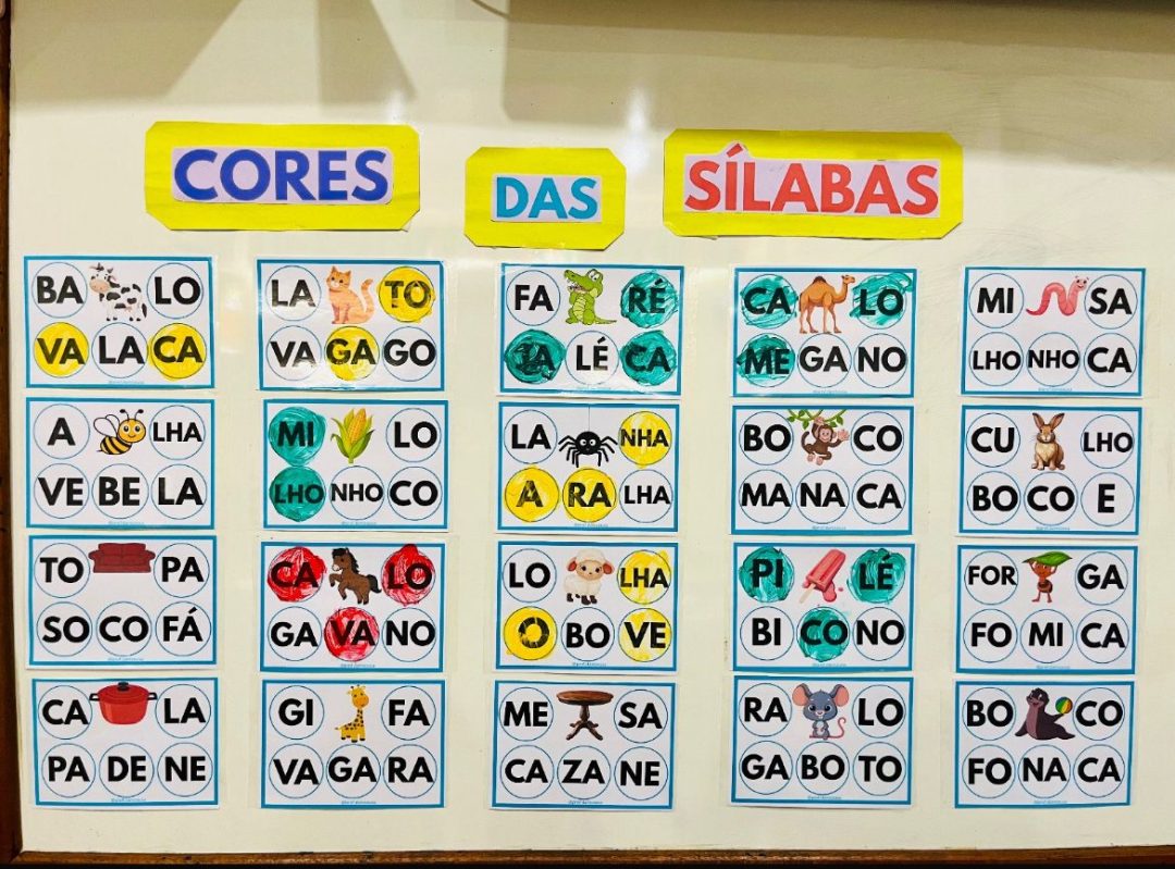 Cores das Sílabas – Clube Alfabetinho