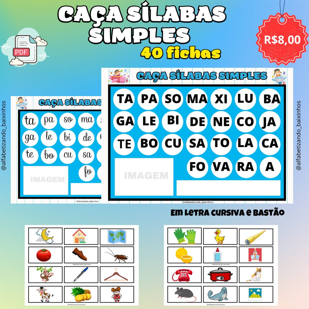 Caça Sílabas Simples