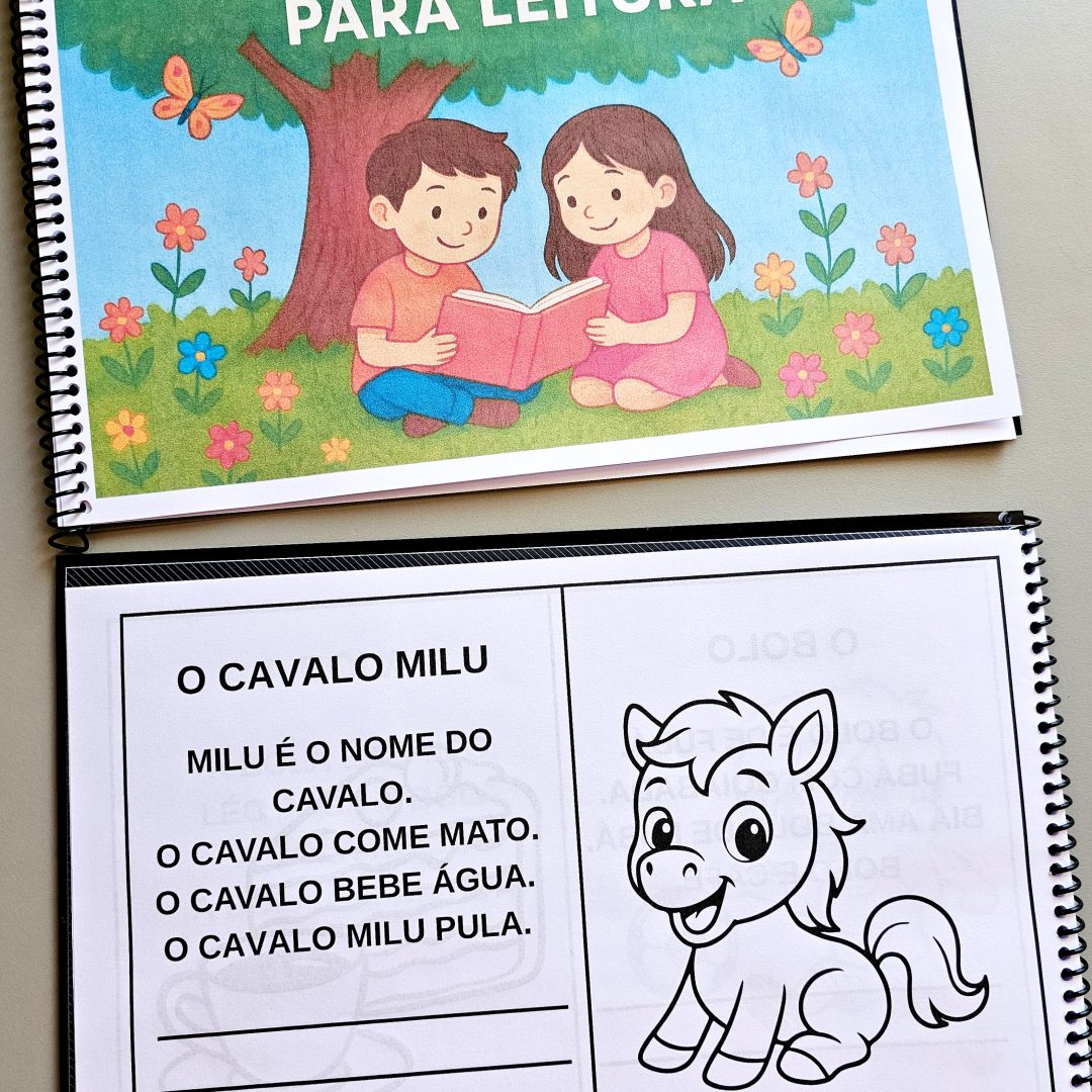 Livrinho de Leitura com Sílabas Simples