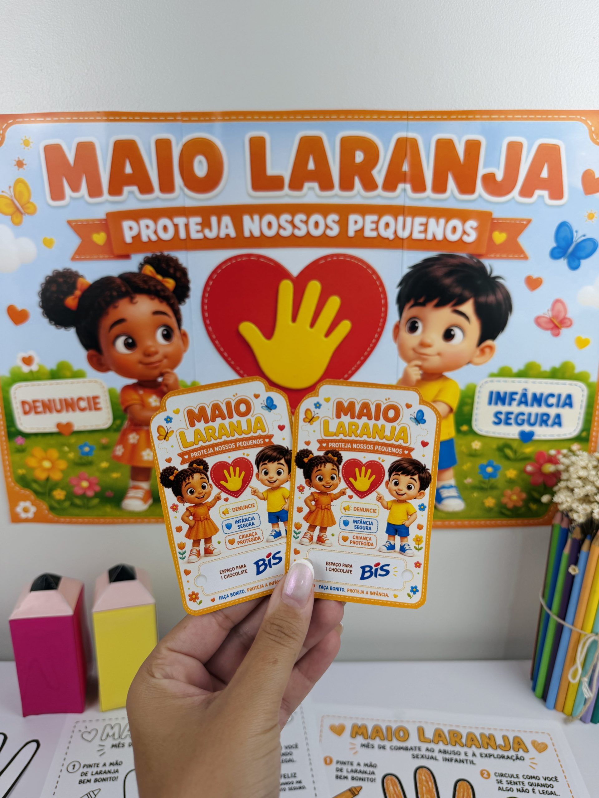 Kit Maio Laranja - Proteja nossos pequenos - Imagem 5