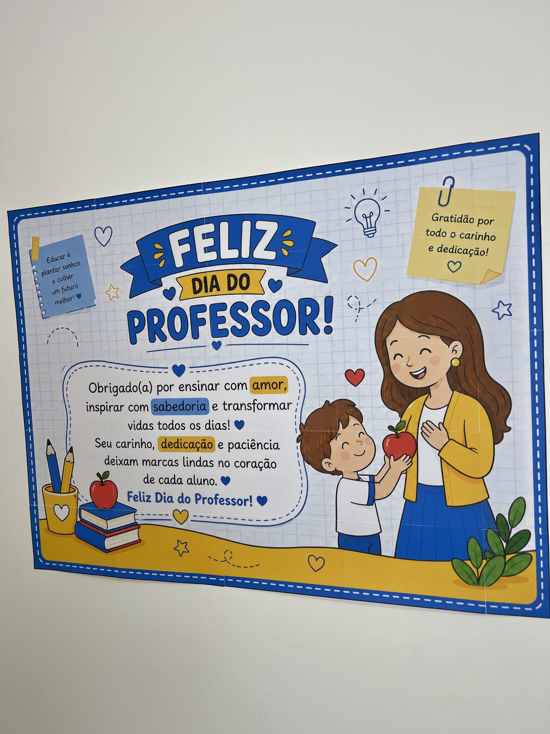 PAINEL FELIZ DIA DO PROFESSOR